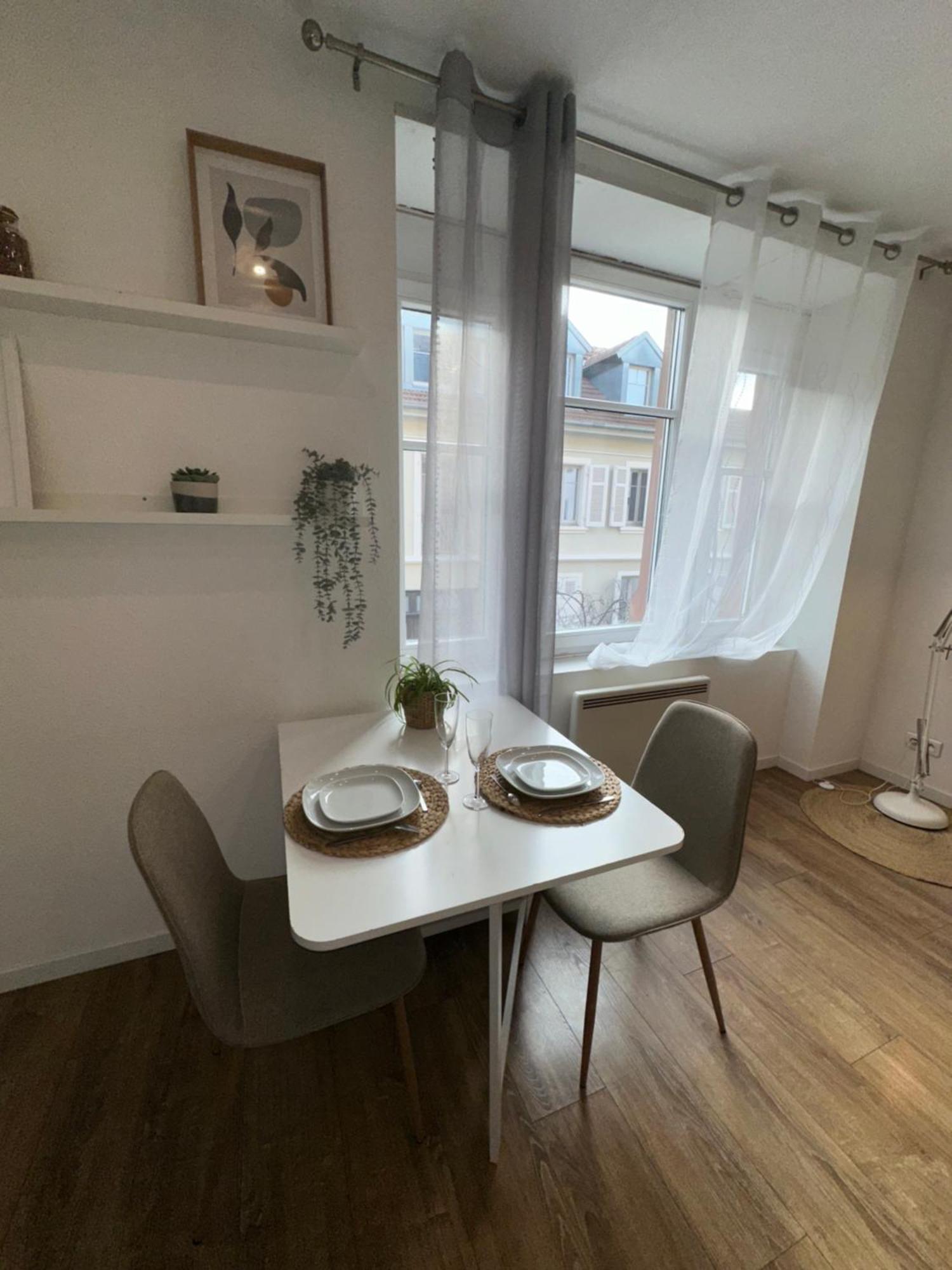 # Le 2 # Tres Beau T3 1Er Etage Tout Confort, Neuf, Mulhouse Centre Dış mekan fotoğraf